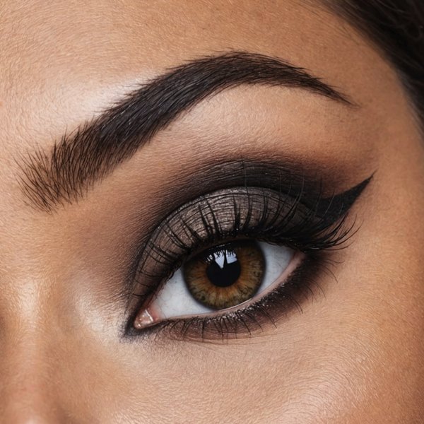 Comment réaliser un maquillage smokey eye pour des yeux marron?